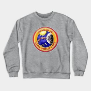 apollo 19 (canceled) mission "patch" artwork Crewneck Sweatshirt